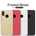 Пластиковый чехол с пленкой Nillkin Super Frosted Shield Черный для Xiaomi Mi8(#4)