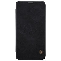 Кожаный чехол Nillkin Qin Leather Case Black (Черный) для LG V30