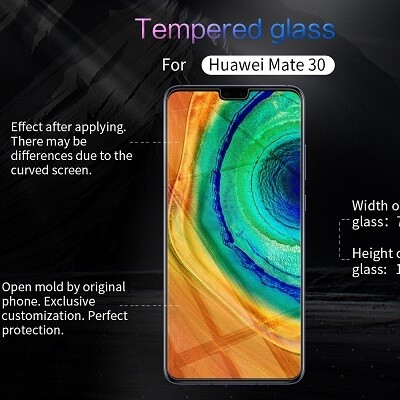 Защитное стекло с пленкой на камеру Nillkin Amazing H+PRO для Huawei Mate 30(10)