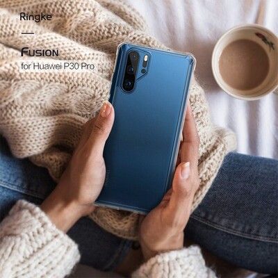 Чехол бампер Ringke Fusion прозрачный для Huawei P30 Pro(2)