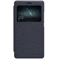 Полиуретановый чехол Nillkin Sparkle Leather Case Black для Huawei Mate S