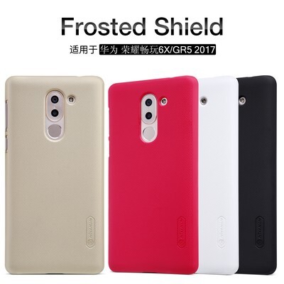 Пластиковый чехол с пленкой Nillkin Super Frosted Shield Black для Huawei Mate 9 Lite\GR5 2017\Honor 6X(4)
