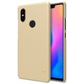 Пластиковый чехол с пленкой Nillkin Super Frosted Shield Золотой для Xiaomi Mi8 SE(#3)
