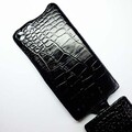 Кожаный чехол Abilita Leather Case Black Crocodile для Huawei Ascend G6(#4)
