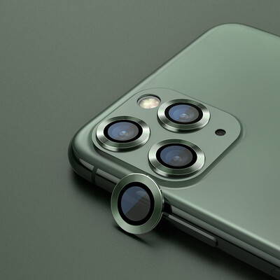 Защитное стекло на камеру Nillkin CLRFilm желтый (2шт) для Apple iPhone 11(6)