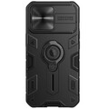 Противоударная-накладка Nillkin CamShield Armor Черная для Apple iPhone 13 Pro(#1)