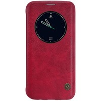 Кожаный чехол Nillkin Qin Leather Case Red для Samsung G935F Galaxy S7 Edge