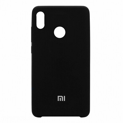 Силиконовый чехол Silicone Case черный для Xiaomi RedMi Note 5\ RedMi Note 5 Pro(1)