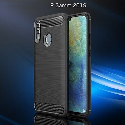 Защитный чехол UniCase Carbon синий для Huawei P Smart 2019\ Honor 10 Lite(2)