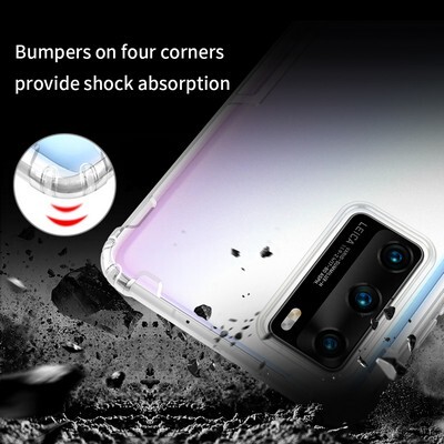 Силиконовый чехол Nillkin Nature TPU Case Прозрачный для Huawei P40(4)