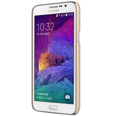 Пластиковый чехол с пленкой Nillkin Super Frosted Shield Gold для Samsung G720 Galaxy Grand Max(2)
