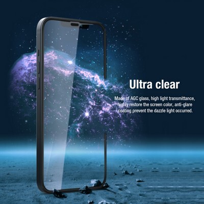 Гибридное защитное стекло Nillkin PC Full Coverage Ultra Clear Tempered Glass для Apple iPhone 12 Pro Max(9)