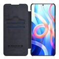 Кожаный чехол Nillkin Qin Leather Case Черный для Xiaomi Poco M4 Pro 5G(#3)