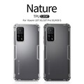Силиконовый чехол Nillkin Nature TPU Case Прозрачный для Xiaomi Mi10T (Mi10T Pro)(#5)