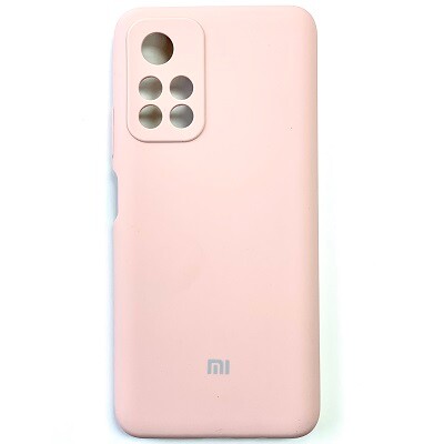 Силиконовый чехол Silicone Case светло-розовый для Xiaomi Poco M4 Pro 5G(1)