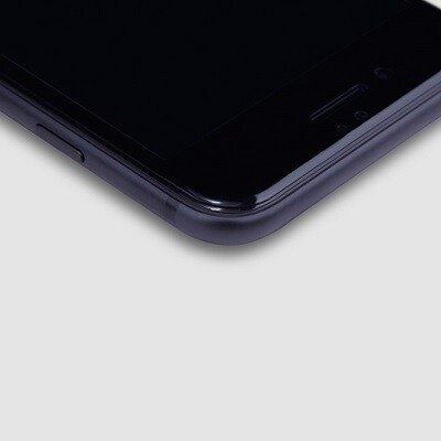 Противоударное защитное стекло на весь экран Ainy Full Screen Cover White для Apple iPhone 7 Plus(4)