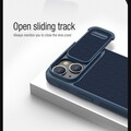 Чехол пластиной Magsafe Nillkin Textured S Magnetic Case Черный для Apple iPhone 14(#6)