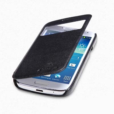 Кожаный чехол Nillkin Stylish Leather Case Black для Samsung i9190 Galaxy S4 mini(3)