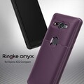 Защитный чехол бампер Ringke Onyx Case фиолетовый для Sony Xperia XZ2 Compact(#5)