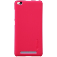 Пластиковый чехол с пленкой Nillkin Super Frosted Shield Red для Xiaomi RedMi 3