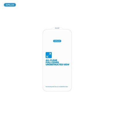 Противоударное защитное стекло Supglass SG-02 Transparent Glass All Clear прозрачное для Apple iPhone 17 Pro(2)
