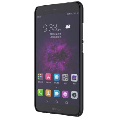 Пластиковый чехол с пленкой Nillkin Super Frosted Shield Black для Huawei Honor 8 Pro\ Honor V9(2)