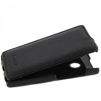 Кожаный чехол Armor Case Black для Microsoft Lumia 435