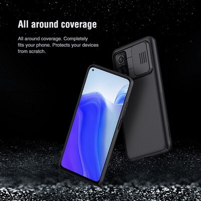 Чехол-накладка Nillkin CamShield черная для Xiaomi Mi10T (Mi10T Pro)(5)