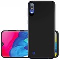 Силиконовый чехол TPU Matte Case 1mm черный для Samsung Galaxy M20(#1)