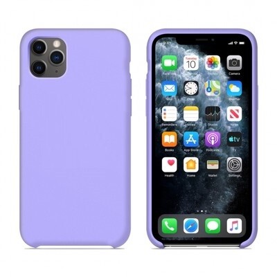 Силиконовый чехол светло-фиолетовый  для Apple iPhone 11 Pro Max(3)