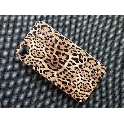 Пластиковый чехол Leopard Print Brown для Apple iPhone 4/4S(1)