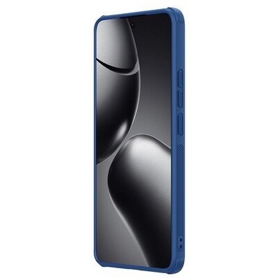 Пластиковый чехол Nillkin Super Frosted Shield Pro Синий для Xiaomi 14T Pro(2)