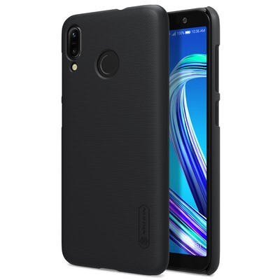 Пластиковый чехол с пленкой Nillkin Super Frosted Shield Черный для Asus ZenFone Max M1 ZB555KL(3)