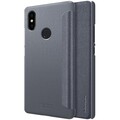 Полиуретановый чехол книга Nillkin Sparkle Leather Case Черный для Xiaomi Mi8 SE(#4)