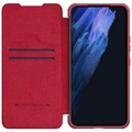 Кожаный чехол Nillkin Qin Pro Leather Case Красный для Samsung Galaxy S22 Plus(#3)