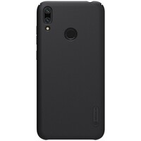Пластиковый чехол с подставкой Nillkin Super Frosted Shield Черный для Huawei Y7 Prime 2019/ Y7 2019