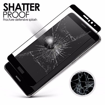 Противоударное защитное стекло Full Screen Cover 0.3 mm белое для Nokia 3(4)