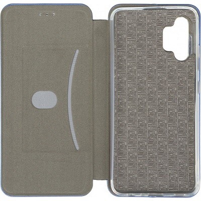 Чехол-книга на основе из силикона Book Case New 3D черный для Samsung Galaxy A32(3)