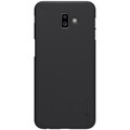 Пластиковый чехол с подставкой Nillkin Super Frosted Shield Черный для Samsung Galaxy J6 Plus(#1)