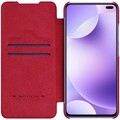 Кожаный чехол Nillkin Qin Leather Case Черный для Xiaomi Redmi K30 (Poco X2)(#3)