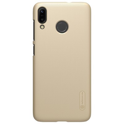 Пластиковый чехол с пленкой Nillkin Super Frosted Shield Золотой для Asus ZenFone Max M1 ZB555KL(1)
