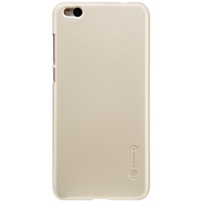 Пластиковый чехол с пленкой Nillkin Super Frosted Shield Gold для Xiaomi Mi5C(1)