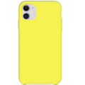 Силиконовый чехол желтый для Apple iPhone 11(#1)