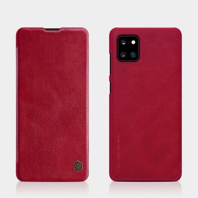 Кожаный чехол Nillkin Qin Leather Case Красный для Samsung Galaxy Note 10 Lite(4)