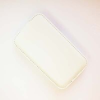 Кожаный чехол книга Up Case White для Samsung i8552 Galaxy Win Duos