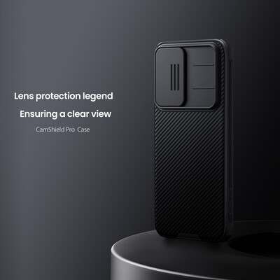 Чехол-накладка Nillkin CamShield Pro Черная для Xiaomi Poco F7(9)