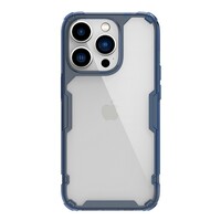 Силиконовый чехол Nillkin Nature TPU Pro Case Синий для Apple iPhone 14 Pro