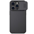 Чехол-накладка с пластиной Magsafe Nillkin CamShield Pro Magnetic Черная для Apple iPhone 14 Pro Max(#1)