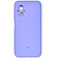 Силиконовый чехол Silicone Case с закрытым низом и защитой камеры лавандовый для Xiaomi Poco M5(#1)