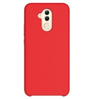 Силиконовый чехол Silicone Case красный для Huawei Mate 20 Lite